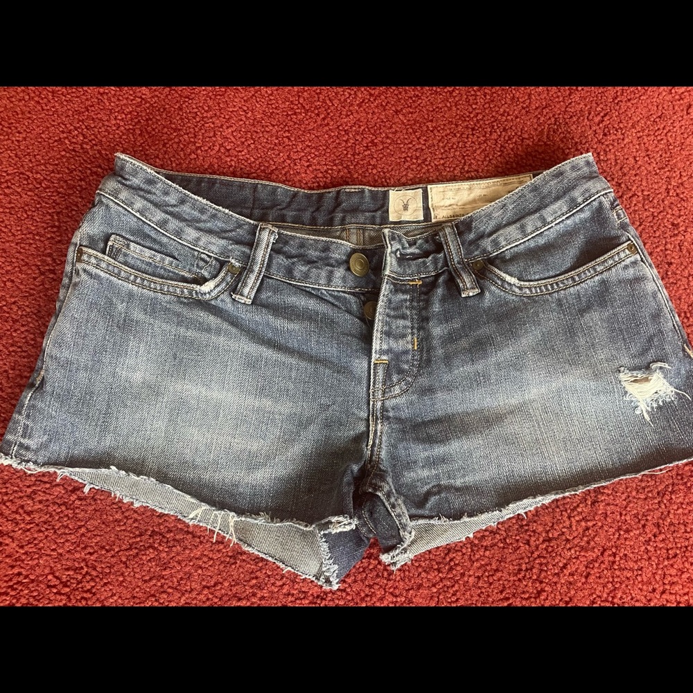 All Saints Spitalfields Denim Women Shorts, size 26